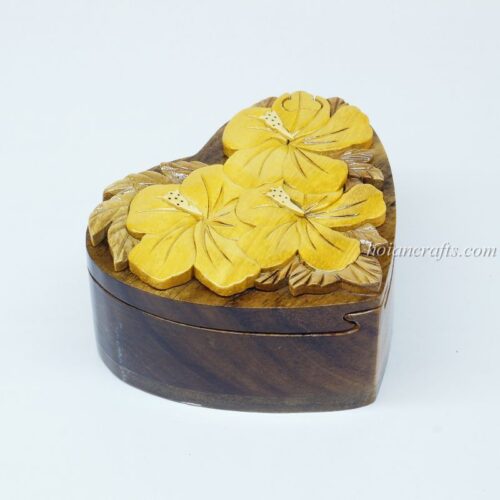 Intarsia wooden puzzle boxes 1