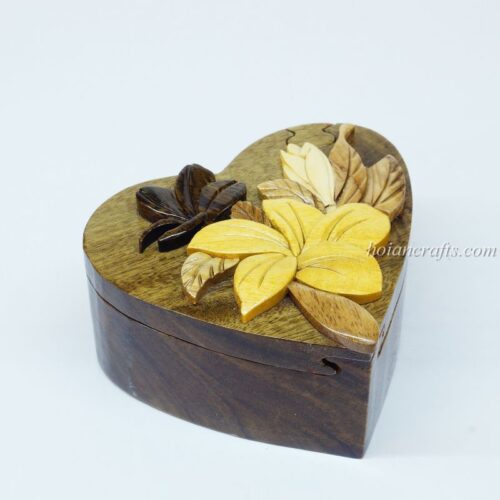 Intarsia wooden puzzle boxes 2