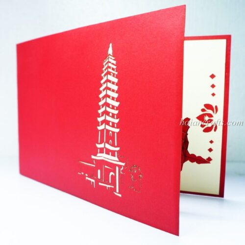 Pagoda Pop Up Card