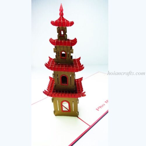 Pagoda Pop Up Card