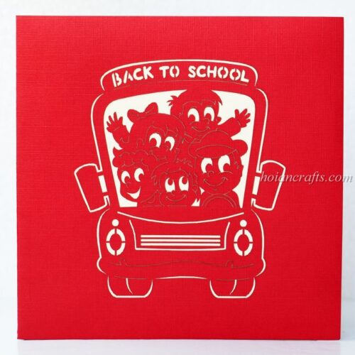 Back to school pop up cards