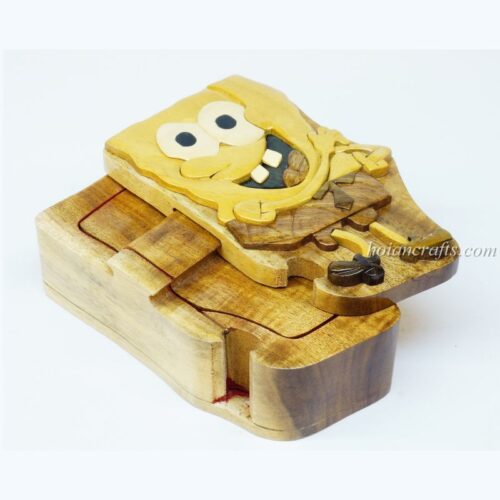Intarsia wooden puzzle boxes 15a