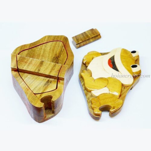 Intarsia wooden puzzle boxes 26b