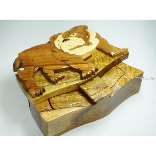 Intarsia wooden puzzle boxes 35a