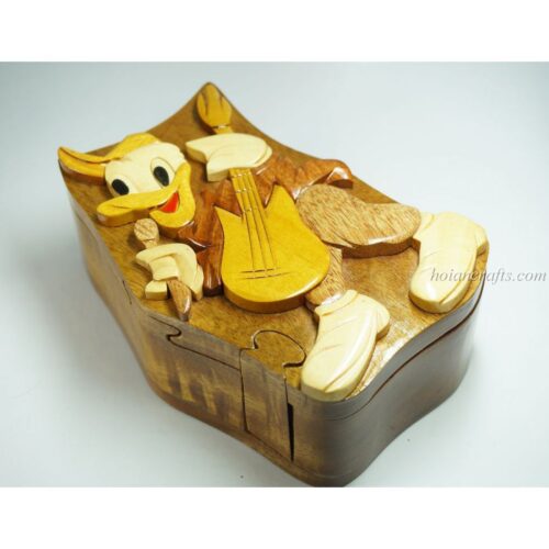 Intarsia wooden puzzle boxes 36