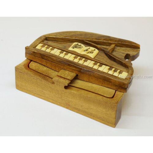 Intarsia wooden puzzle boxes 50a