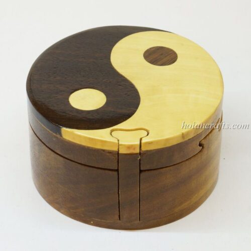 Intarsia wooden puzzle boxes 53
