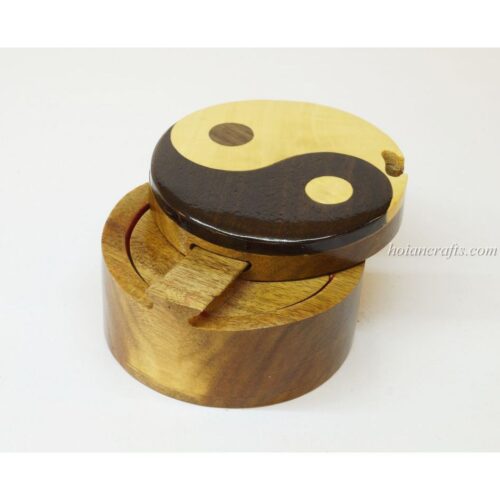 Intarsia wooden puzzle boxes 53a