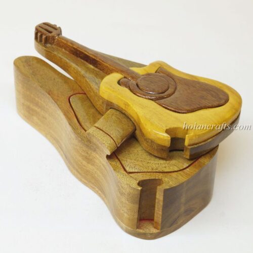 Intarsia wooden puzzle boxes 54a