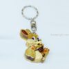 Intarsia wood art keyring 12