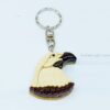 Intarsia wood art keyring 13