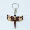 Intarsia wood art keyring 17