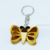 Intarsia wood art keyring 19