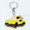 Intarsia wood art keyring 41