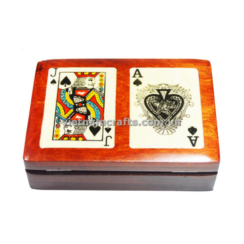 Double Deck Playing Cards Box Ace and Jack of Clubs (2)