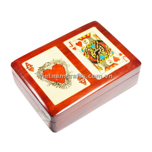Double Deck Playing Cards Box Ace and Jack of Hearts (2)