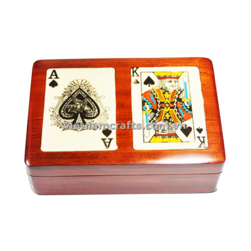 Double Deck Playing Cards Box Ace and King of Clubs (3)