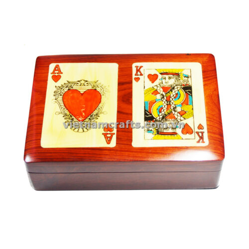 Double Deck Playing Cards Box Ace and King of Hearts (1)