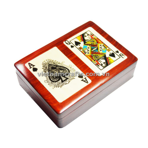 Double Deck Playing Cards Box Ace and Queen of Clubs (3)