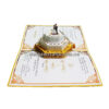 CU22 Buy Custom 3d Pop Up Greeting Cards Congratulations day 3d Foldable Personalized Wedding Pop Up Card (2)