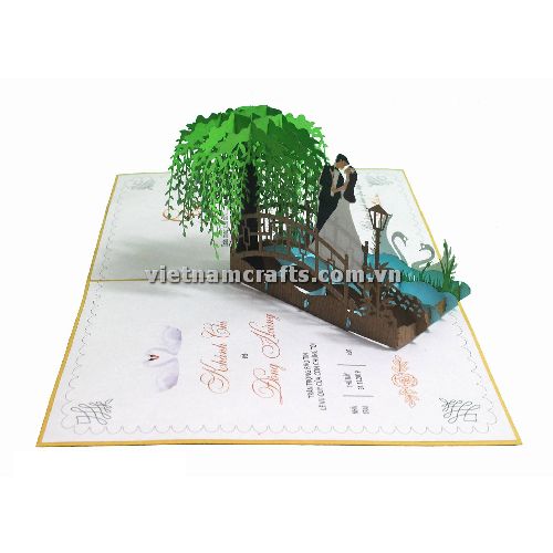 CU29 Buy Custom 3d Pop Up Greeting Cards Congratulations day 3d Foldable Personalized Wedding Pop Up Card (3)