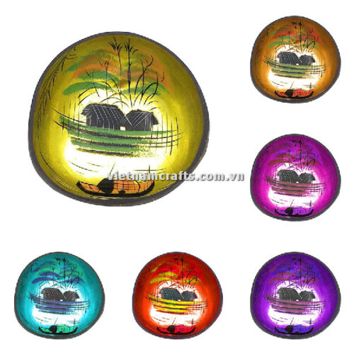 CCB100 Wholesale Eco Friendly Coconut Shell Lacquer Bowls Natural Serving Bowl Coconut Shell Supplier Vietnam Manufacture (3)