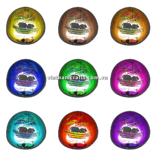 CCB100 Wholesale Eco Friendly Coconut Shell Lacquer Bowls Natural Serving Bowl Coconut Shell Supplier Vietnam Manufacture (4)