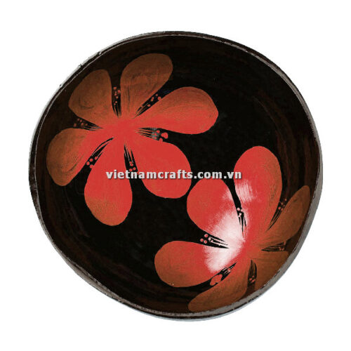 CCB101 Wholesale Eco Friendly Coconut Shell Lacquer Bowls Natural Serving Bowl Coconut Shell Supplier Vietnam Manufacture (5)