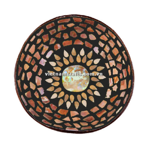 CCB102 Wholesale Eco Friendly Coconut Shell Lacquer Bowls Natural Serving Bowl Coconut Shell Supplier Vietnam Manufacture (3)