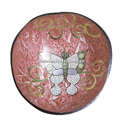 CCB103 Wholesale Eco Friendly Coconut Shell Lacquer Bowls Natural Serving Bowl Coconut Shell Supplier Vietnam Manufacture (5)