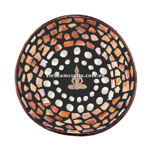 CCB109 Wholesale Eco Friendly Coconut Shell Lacquer Bowls Natural Serving Bowl Coconut Shell Supplier Vietnam Manufacture Buddha D (3)