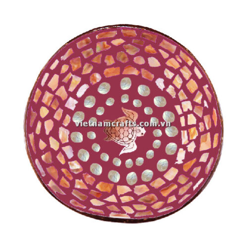 CCB112 Wholesale Eco Friendly Coconut Shell Lacquer Bowls Natural Serving Bowl Coconut Shell Supplier Vietnam Manufacture Turtle (6)