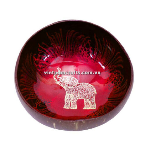 CCB117 Wholesale Eco Friendly Coconut Shell Lacquer Bowls Natural Serving Bowl Coconut Shell Supplier Vietnam Manufacture Elephant Thailand 5 (10)