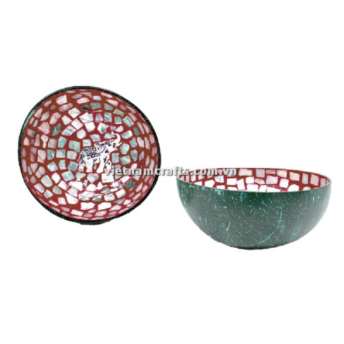 CCB118 Wholesale Eco Friendly Coconut Shell Lacquer Bowls Natural Serving Bowl Coconut Shell Supplier Vietnam Manufacture Elephant Thailand 6 (2)
