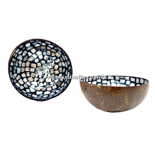 CCB118 Wholesale Eco Friendly Coconut Shell Lacquer Bowls Natural Serving Bowl Coconut Shell Supplier Vietnam Manufacture Elephant Thailand 6 (3)