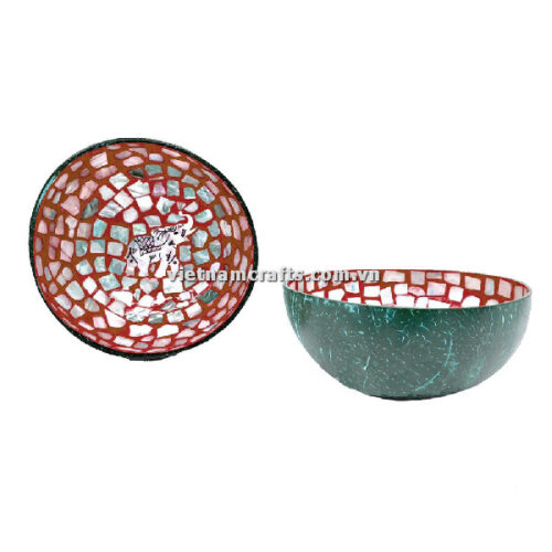 CCB118 Wholesale Eco Friendly Coconut Shell Lacquer Bowls Natural Serving Bowl Coconut Shell Supplier Vietnam Manufacture Elephant Thailand 6 (5)