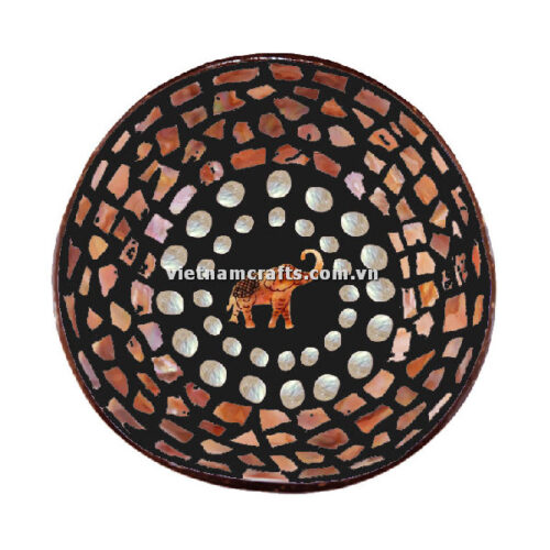 CCB119 Wholesale Eco Friendly Coconut Shell Lacquer Bowls Natural Serving Bowl Coconut Shell Supplier Vietnam Manufacture Elephant Thailand 7 (3)