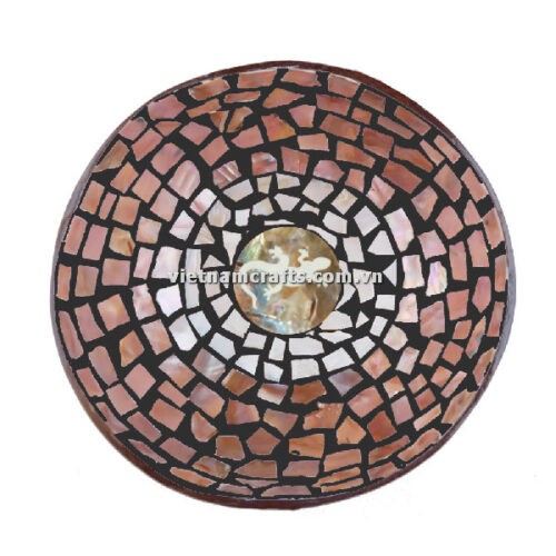 CCB124 Wholesale Eco Friendly Coconut Shell Lacquer Bowls Natural Serving Bowl Coconut Shell Supplier Vietnam Manufacture Lizard (3)