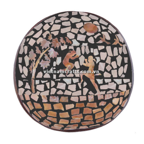 CCB125 Wholesale Eco Friendly Coconut Shell Lacquer Bowls Natural Serving Bowl Coconut Shell Supplier Vietnam Manufacture Muay Thai 1 (3)