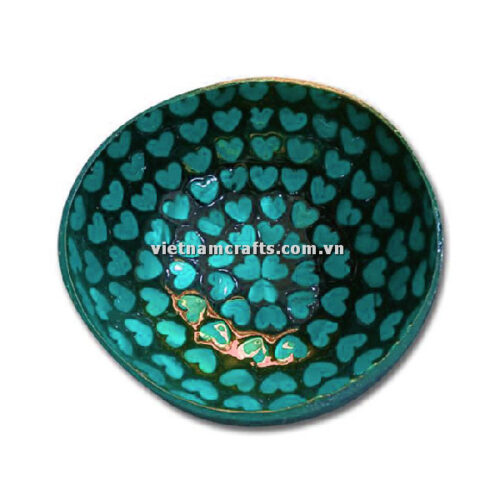 CCB129 Wholesale Eco Friendly Coconut Shell Lacquer Bowls Natural Serving Bowl Coconut Shell Supplier Vietnam Manufacture Mother Of Pearl Heart (11)