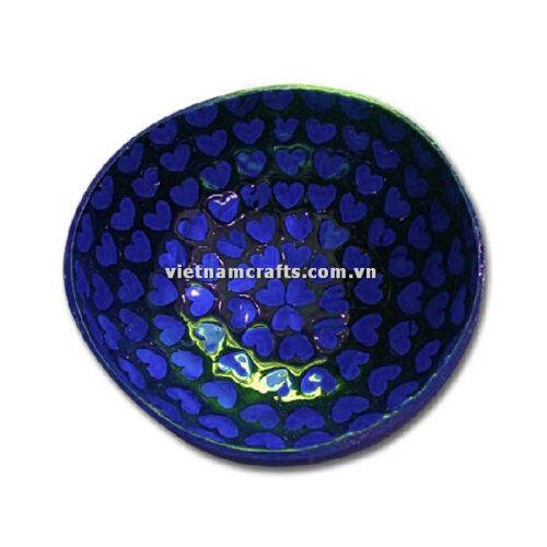 CCB129 Wholesale Eco Friendly Coconut Shell Lacquer Bowls Natural Serving Bowl Coconut Shell Supplier Vietnam Manufacture Mother Of Pearl Heart (4)