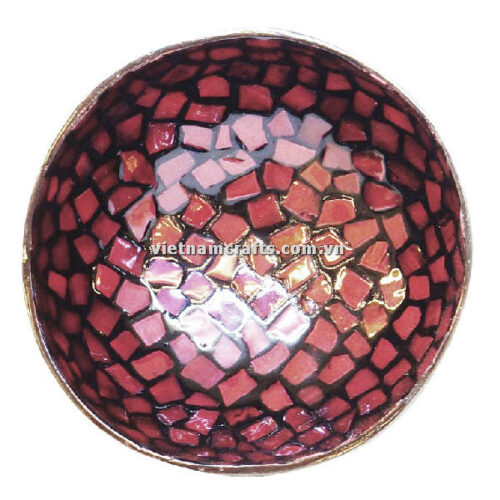 CCB73 Wholesale Eco Friendly Coconut Shell Lacquer Bowls Natural Serving Bowl Coconut Shell Supplier Vietnam Manufacture Brown