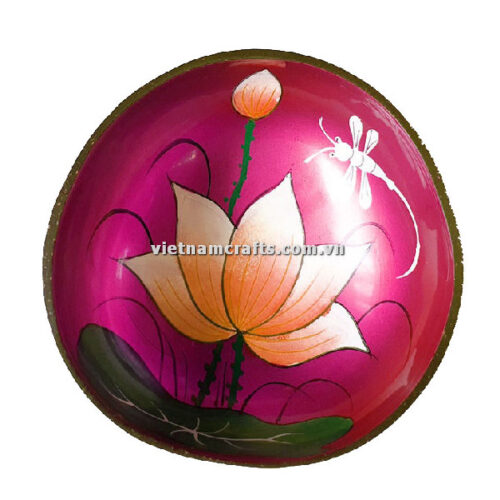 CCB99 Wholesale Eco Friendly Coconut Shell Lacquer Bowls Natural Serving Bowl Coconut Shell Supplier Vietnam Manufacture (4)