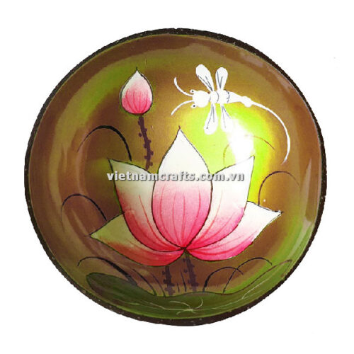 CCB99 Wholesale Eco Friendly Coconut Shell Lacquer Bowls Natural Serving Bowl Coconut Shell Supplier Vietnam Manufacture (6)