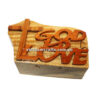 Intarsia wood art wholesale Secret Wooden puzzle box manufacture Handcrafted wooden supplier made in Vietnam God Is Love Puzzle Box