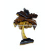 Vietnamcrafts Wholesale Intarsia Wooden Ornament Magnet Wood Carved Handmade Christmas Tree Decor Scroll Saw Holiday 09 Palm Tree