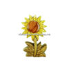 Vietnamcrafts Wholesale Intarsia Wooden Ornament Magnet Wood Carved Handmade Christmas Tree Decor Scroll Saw Holiday 57 Sunflower