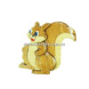 Vietnamcrafts Wholesale Intarsia Wooden Ornament Magnet Wood Carved Handmade Christmas Tree Decor Scroll Saw Holiday 66 Squirrel