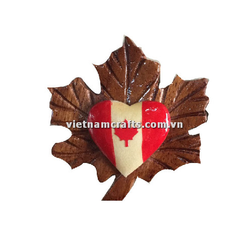 Vietnamcrafts Wholesale Intarsia Wooden Ornament Magnet Wood Carved Handmade Christmas Tree Decor Scroll Saw Holiday 76 Canabis Leaf Canada