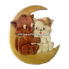 IWP48 Buy Bulk Intarsia Wooden Decoration Door Plate Plauge Room Sign Wholesale Vietnam Cat